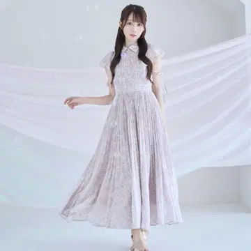 RoseMuse 로제뮤즈 pleats floral print dress