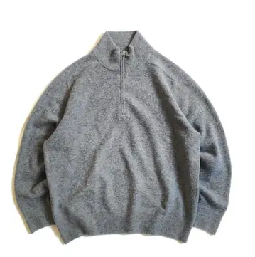 UNIQLO x JW Anderson 수플레얀 하프 지퍼 스웨터 XL