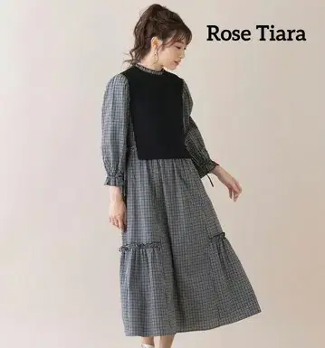 Rose Tiara 레이어드 맥시 원피스