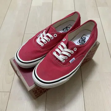 VANS AUTHENTIC 44dx 빨간색 레드