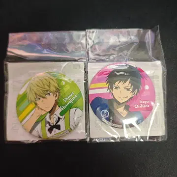 듀라라라 축제 복권 오리하라 이자야 헤이와지마 시즈오 캔뱃지 제비뽑기당