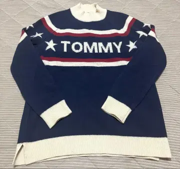 TOMMY JEANS 네이비 스웨터 S