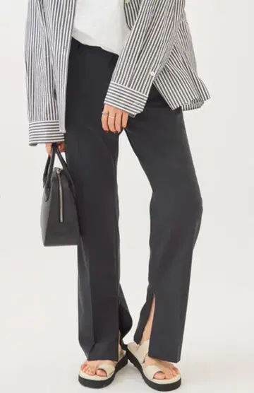 Low Rise Slit 팬츠 Plage