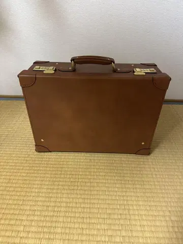 실버레이크 클럽 오일 가죽 트렁크 42cm 대용량