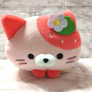 모찌후와! 코로코로 냥코 도치기 한정판 딸기냥