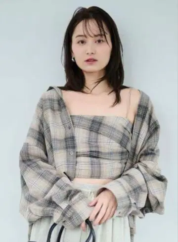 snidel 스나이델 플란넬 셔츠 완판템