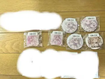 시오노 캔뱃지 아크릴 키링 폴라로이드 세트