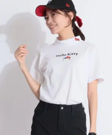 NEW ERA 뉴에라 HELLO KITTY 골프 의류 T셔츠 M