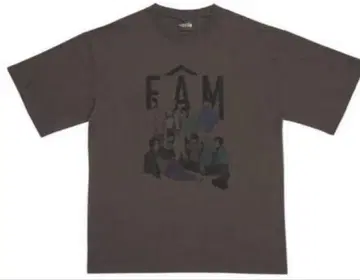 timelesz FAM 셔츠 차콜 그레이