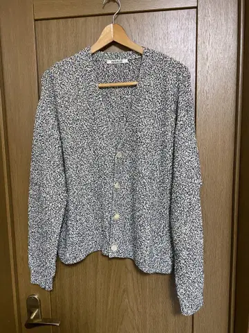 AURALEE CASHMERE COROD KNIT CARDIGAN