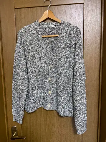 AURALEE CASHMERE COROD KNIT CARDIGAN