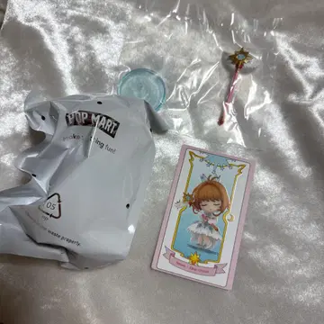 카드캡터 사쿠라 pop mart 피규어 클리어 카드