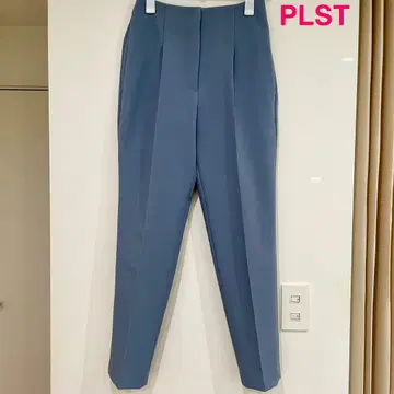 PLST 더블 크로스 하이웨스트 테이퍼드 팬츠 S 롱 레그 새상품급