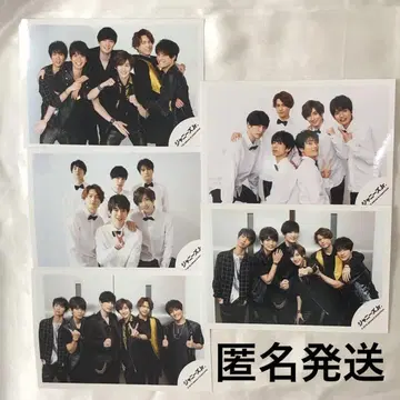 SixTONES 8.8Jr.축제 굿즈 오프샷 공식 사진 5장 세트