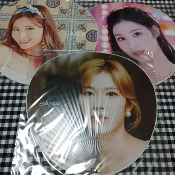 twice 사나 부채 세트