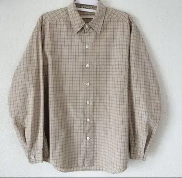 Auralee Washed Finx Twill Big Shirts 0