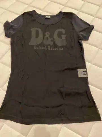 새상품급 D&G 블랙 반팔 T셔츠