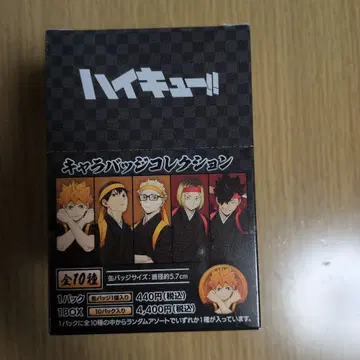 하이큐!! 캐릭터 배지 컬렉션 응원단 1BOX
