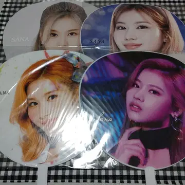 twice 사나 부채 세트