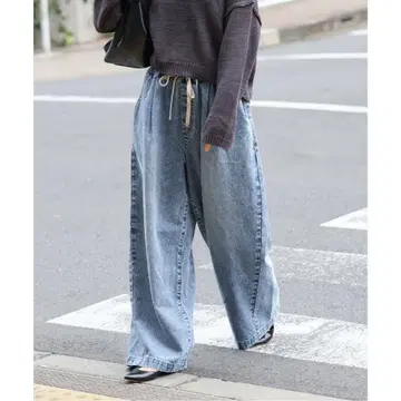 저널 스탠다드 이지 데님 와이드 팬츠 36