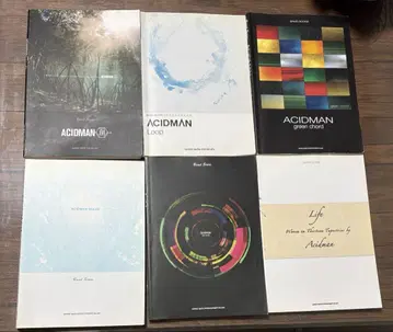 [ 낱개 판매 협의 필요 ] ACIDMAN 밴드 스코어 6권 세트