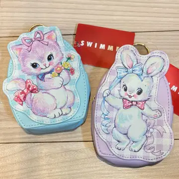 swimmer 다이컷 코인 케이스 토끼 고양이