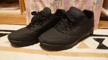 SKECHERS 스케쳐스 [ 27 ] 에어 쿠션 스니커즈 블랙