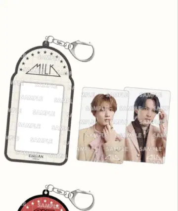 EBiDAN 복권 C상 사진 케이스 키링 & 카드 세트 M!LK
