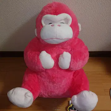 우호우호 고릴라의 고리군 핑크 고릴라 봉제 인형