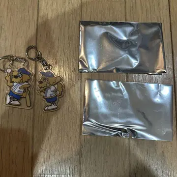 유우리 YUURI 랜덤 복권 베이스볼 강아지 키링 2종