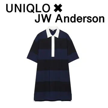 UNIQLO jwanderson 폴로 콜라보 보더 원피스 미니