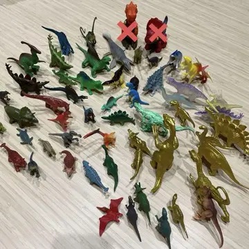 공룡 피규어 세트 57체 금빛 공룡