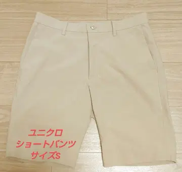 유니클로 숏팬츠 사이즈 S 베이지 남성용