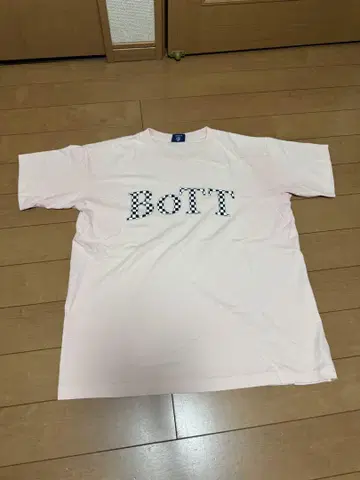 BOTT 로고 T셔츠 L 사이즈 핑크