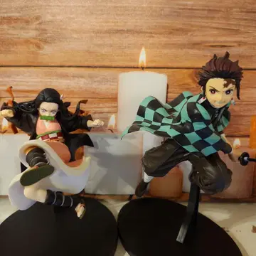 귀멸의 칼날 카마도 탄지로 카마도 네즈코 피규어