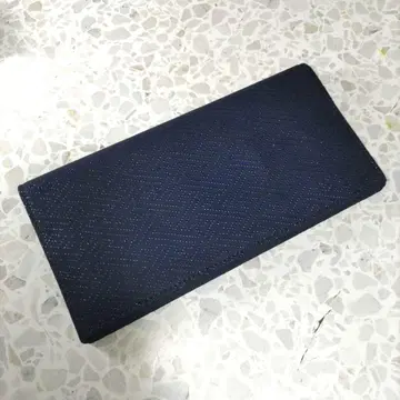 [ 미사용 새상품 ] 인덴야 이단 접이식 지갑 장지갑 파랑 네이비 네이비