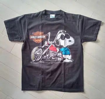 할리 snoopy 바이크 T셔츠