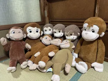 호기심 많은 조지 봉제 인형 세트