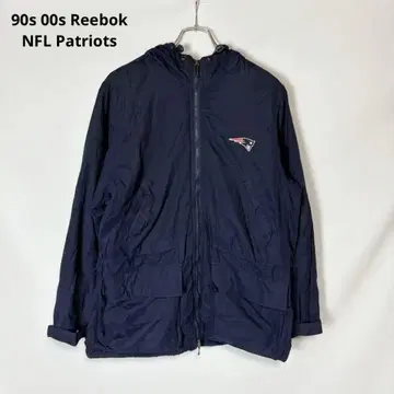 90s 00s 리복 NFL 패트리어츠 마운틴 후드티 S