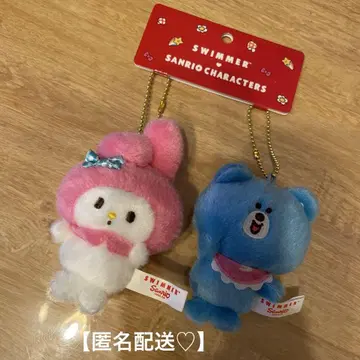 [ 미사용 새상품 ] 산리오 스위머 마이멜로디 마스코트 홀더 키링