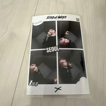 Snow Man 1st POP-UP 즉석 사진 사쿠마 다이스케