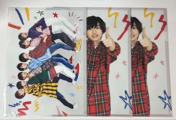 [ 미사용 새상품 ] 나니와단시 미치에다 슌스케 클리어 파일 세트