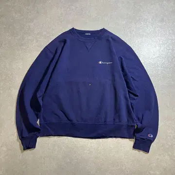 90s Champion 퍼플네이비 맨투맨 구제 의류