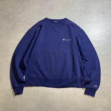 90s Champion 퍼플네이비 맨투맨 구제 의류