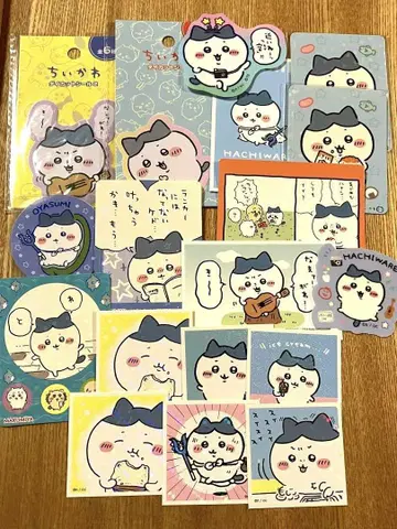 112 대량 치이카와 (먼작귀) 하치와레 씰 스티커 15개 이상