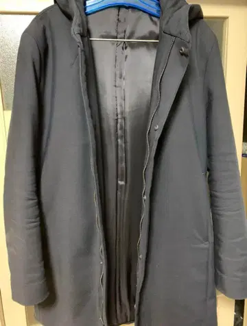 cos 다운 코트 롱 코트 네이비