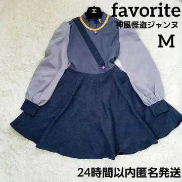 새상품 favorite 신풍괴도 잔느 콜라보 액세서리 타임 원피스 M