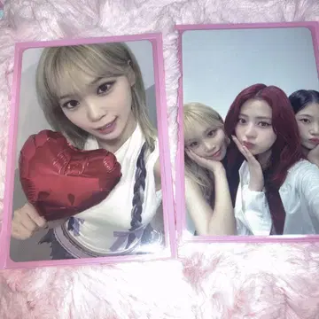 lesserafim 채원 easy 트레이딩 카드 쇼케이스