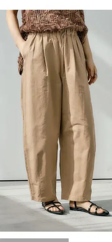 렙심 이지 코쿤 팬츠 베이지