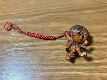 [ 익명 배송 ] 카이요도 게게게의 키타로 목조풍 채색 스트랩